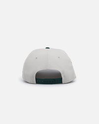 New Era Gwinnett Stripers 'Autumn Hue' 9FORTY A-Frame Snapback Stone/Dark Green