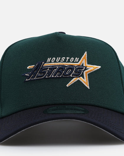 New Era Houston Astros 'Autumn Hue' 9FORTY A-Frame Snapback Dark Green/Navy