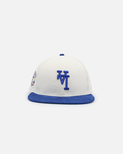 New Era Los Angeles Dodgers 'Upside Down LA Logo' 9FIFTY Fitted Chrome/Dark Royal
