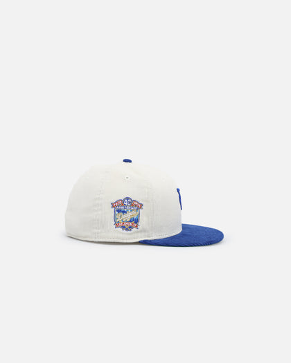 New Era Los Angeles Dodgers 'Upside Down LA Logo' 9FIFTY Fitted Chrome/Dark Royal
