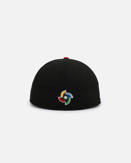 New Era Mexico National Baseball Team 'World Baseball Classic Mexico' 59FIFTY Fitted Black/Scarlet