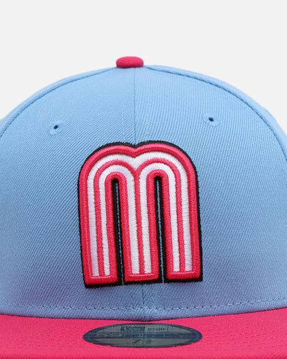 New Era Mexico National Baseball Team 'World Baseball Classic Mexico' 59FIFTY Fitted Sky Blue/Bright