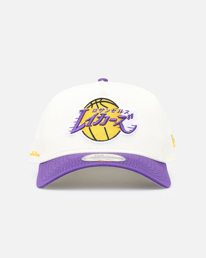 New Era 9FORTY A-Frame Los Angeles Lakers Beansprout Oat Milk Snapback New Era 9FORTY A-Frame Los Angeles Lakers Beansprout Oat Milk Snapback