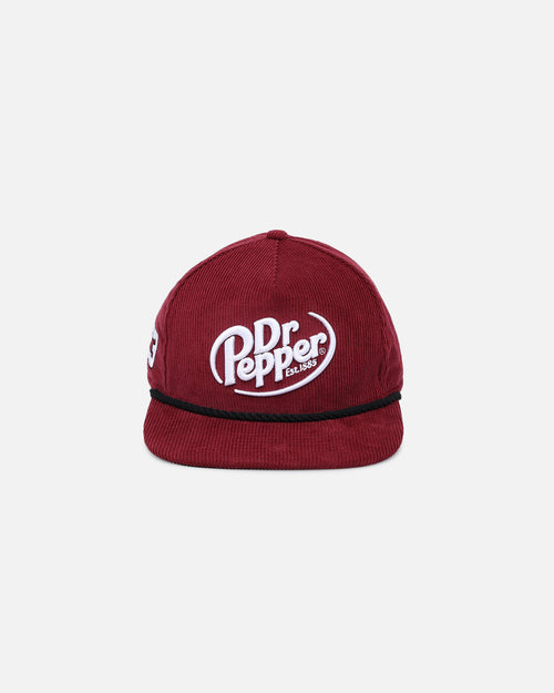 New Era Dr Pepper 'Nascar Sponsor Golfer Collection' Corduroy Golfer Snapback Cardinal