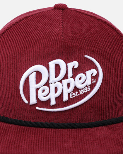 New Era Dr Pepper 'Nascar Sponsor Golfer Collection' Corduroy Golfer Snapback Cardinal