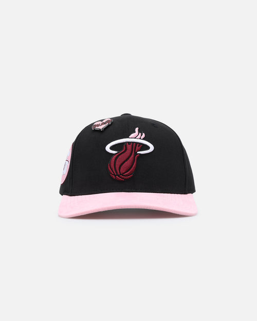 Mitchell & Ness Miami Heat 'Love & Devotion' Snapback Black/Pink