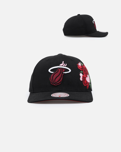 Mitchell & Ness Miami Heat 'Love & Devotion' Pro Crown Snapback Black