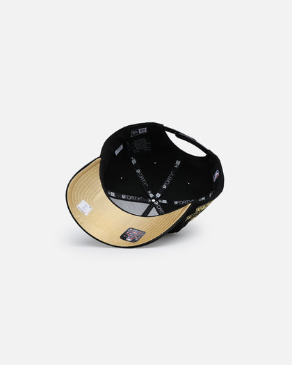 New Era New York Knicks 'NBA Gold Links' 9FORTY A-Frame Snapback Black/Gold