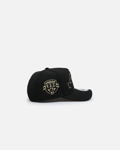 New Era Toronto Raptors 'NBA Gold Links' 9FORTY A-Frame Snapback Black/Gold