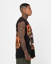 Goat Crew X Mortal Kombat Group Vintage Muscle T-Shirt Black Wash