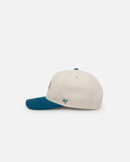47 Brand Miami Dolphins Legacy Wooly Sure Shot Snapback Natural/Neptune