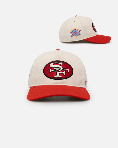 47 Brand San Francisco 49ers Gridiron Snapback Natural/Red