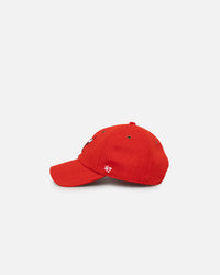 47 Brand Chicago Bulls Wooly Clean Up Strapback Red