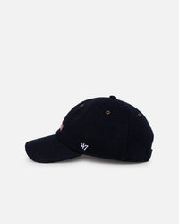 47 Brand UConn Huskies Wooly Clean Up Strapback Navy