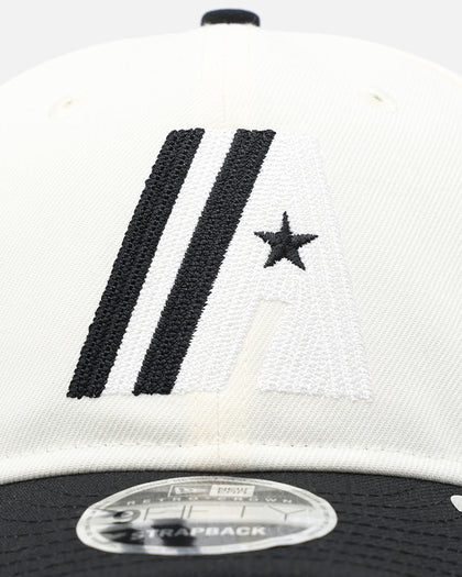 New Era Houston Astro 'Retro Crown Classic' 9FIFTY Retro Crown Strapback Chrome White/Black