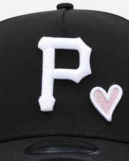 New Era Pittsburgh Pirates 'Pink Satin Hearts' 9FORTY A-Frame Snapback Black/White