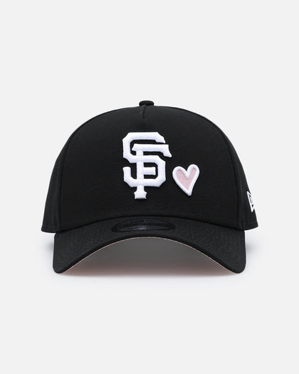 New Era San Francisco Giants 'Pink Satin Hearts' 9FORTY A-Frame Snapback Black/White