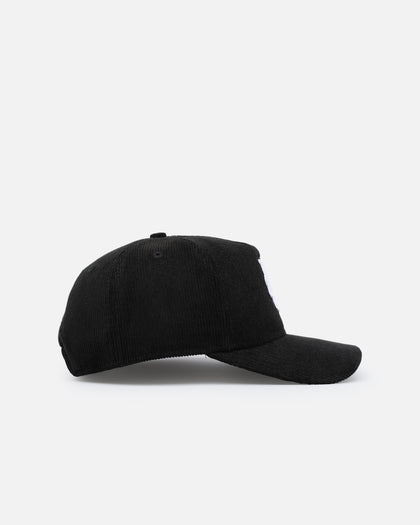 New Era New York Mets 'Corduroy Rose' Pre-Curved Golfer Snapback Black Corduroy/White