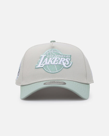 New Era Los Angeles Lakers 'Sea Glass' 9FORTY A-Frame Snapback Stone/Green