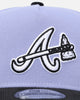 New Era Atlanta Braves 9FORTY A-Frame Snapback Lavender/Black