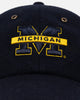 47 Brand Michigan Wolverines Wooly Clean Up Strapback Navy
