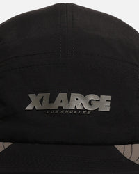 X-Large Football Camp Cap Black