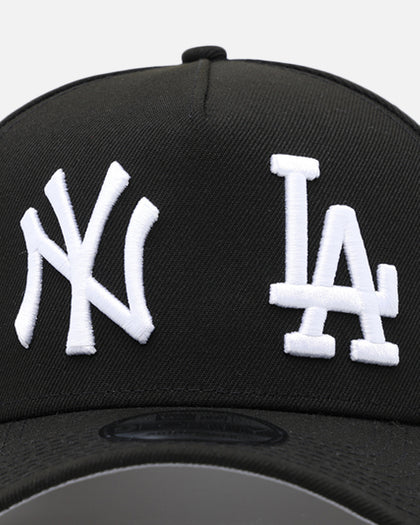 New Era New York Yankees X Los Angeles Dodgers 'Dual Logo' 9FORTY A-Frame Snapback Black/White