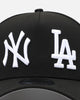 New Era New York Yankees X Los Angeles Dodgers 'Dual Logo' 9FORTY A-Frame Snapback Black/White