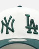 New Era New York Yankees X Los Angeles Dodgers 'Dual Logo' 9FORTY A-Frame Snapback Chrome/Dark Green