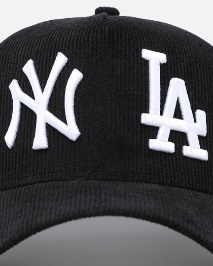 New Era New York Yankees X Los Angeles Dodgers 'Dual Logo' 9FORTY A-Frame Trucker Snapback Black