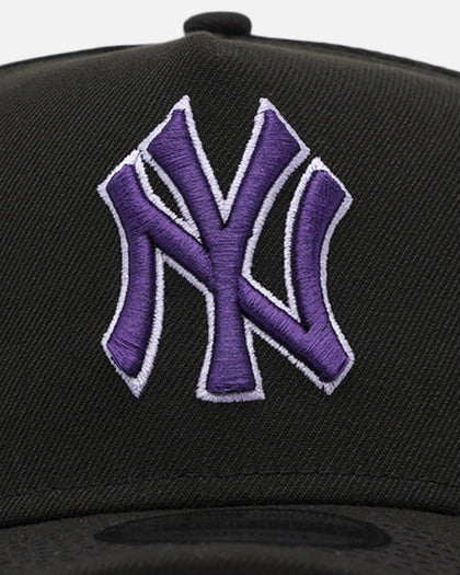 New Era New York Yankees 'Purple Haze' 9FORTY A-Frame Snapback Black/Purple