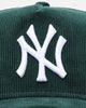 New Era New York Yankees 'Dark Green Cord' 9FORTY A-Frame Snapback Dark Green