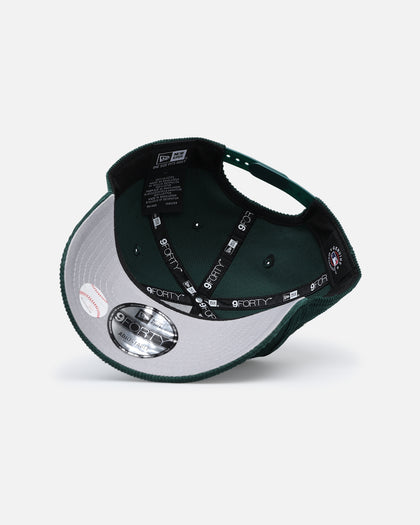 New Era New York Yankees 'Dark Green Cord' 9FORTY A-Frame Snapback Dark Green