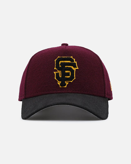 New Era San Francisco Giants 'Large Chenille' 9FORTY A-Frame Snapback Maroon