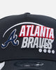 New Era Atlanta Braves Golf Prolite 9FORTY A-Frame Snapback Black
