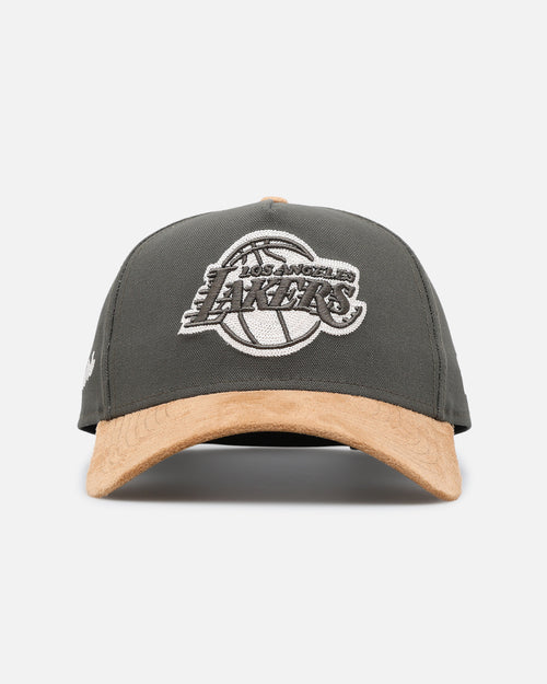 New Era Los Angeles Lakers 'Moss Canvas Wheat' 9FORTY A-Frame Snapback Moss Canvas/Ivory