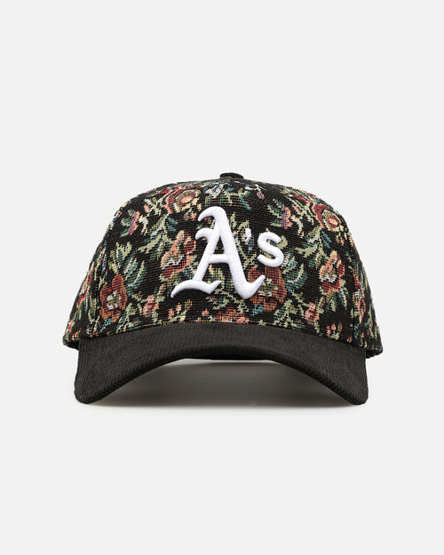 New Era Oakland Athletics 'Floral Tapestry' 9FORTY A-Frame Snapback Tapestry/Black