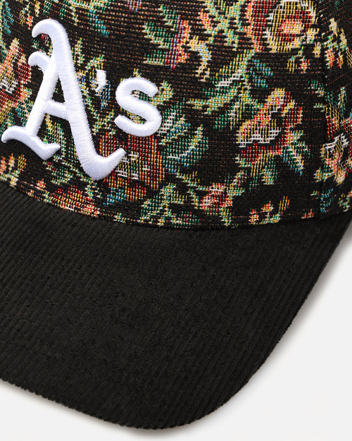 New Era Oakland Athletics 'Floral Tapestry' 9FORTY A-Frame Snapback Tapestry/Black