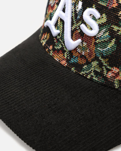 New Era Oakland Athletics 'Floral Tapestry' 9FORTY A-Frame Snapback Tapestry/Black