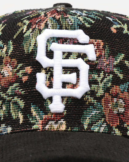 New Era San Francisco Giants 'Floral Tapestry' 9FORTY A-Frame Snapback Tapestry/Black