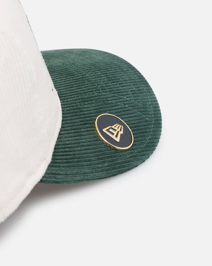 New Era Atlanta Braves 'Heritage Golf' Pre-Curved Golfer Snapback Chrome White