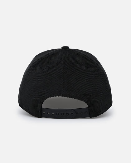 New Era San Diego Padres 'Corduroy Suede' Pre-Curved Golfer Snapback Washed Black