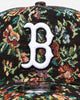 New Era Boston Red Sox 'Black Floral Tapestry' 9FORTY A-Frame Trucker Snapback Tapestry