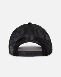 New Era San Diego Padres 'Black Floral Tapestry' 9FORTY A-Frame Trucker Snapback Tapestry