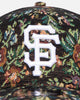 New Era San Francisco Giants 'Black Floral Tapestry' 9FORTY A-Frame Trucker Snapback Tapestry