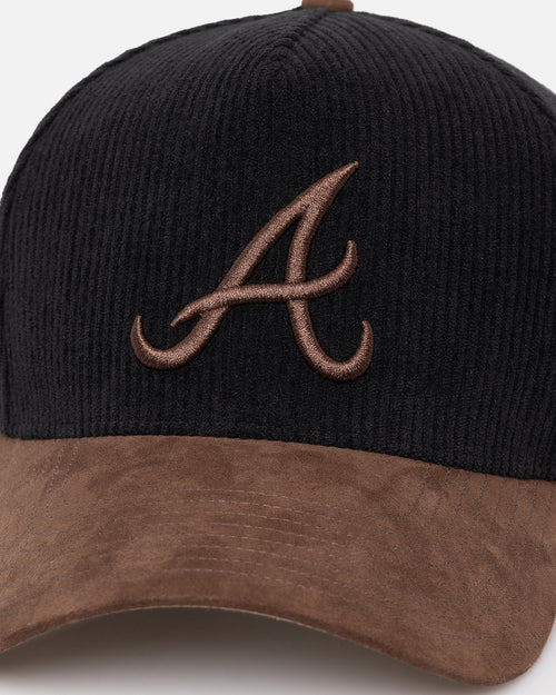 47 Brand Atlanta Braves 'Black Barren' 47 Offside DT Snapback Black