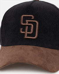 47 Brand San Diego Padres 'Black Barren' 47 Offside DT Snapback Black