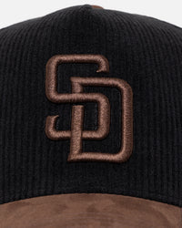 47 Brand San Diego Padres 'Black Barren' 47 Offside DT Snapback Black