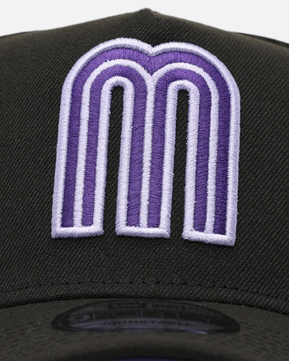 New Era Mexico National Baseball Team 'Purple Haze' 9FORTY A-Frame Snapback Black/Purple