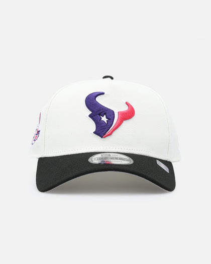 New Era Houston Texans 'Neon Nights' 9FORTY Snapback Chrome/Black